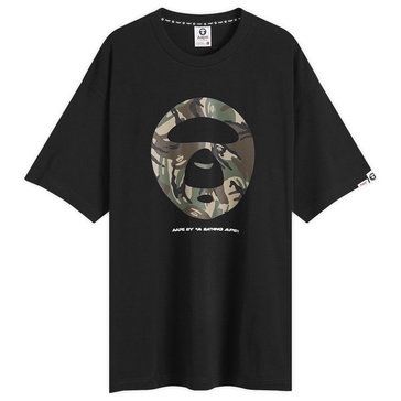 AAPE Woodland Camo Moonface T-Shirt