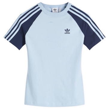 Adidas 3 Stripe Slim T-Shirt