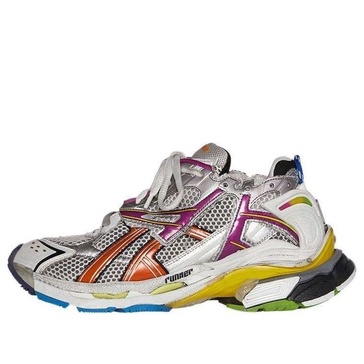 Runner Distressed Mesh and Rubber Sneakers