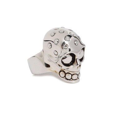 Alexander Mcqueen Skull Ring Men