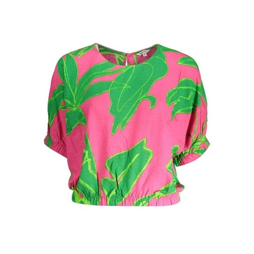 chic  viscose blouse with contrasting women's details
