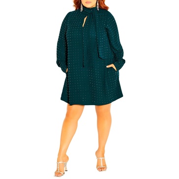 Plus Size Nailhead Tunic Top