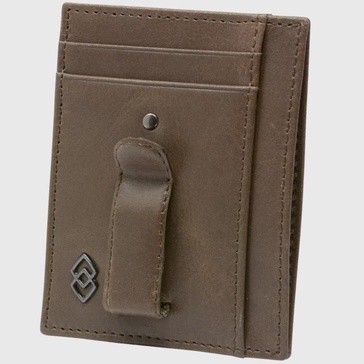 Double Diamond Mens RFID Money Clip Minimalist Front Pocket Wallet