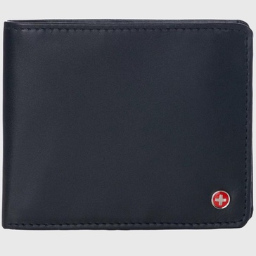 RFID Mens Wallet Deluxe Capacity Hybrid Bifold Flipout ID Window