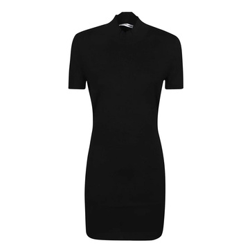 Embossed Logo Mini Dress Short Sleeve