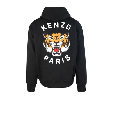 Lucky Tiger Hoodie Black