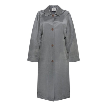 Antracite Trench Coat Wide Sleeve
