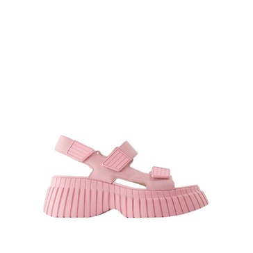 Pink Oona Sandals with 6.6 cm Heel