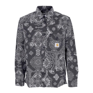 Long Sleeve Shirt with Baroque Print