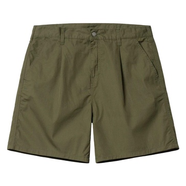 Green Cotton Bermuda Shorts