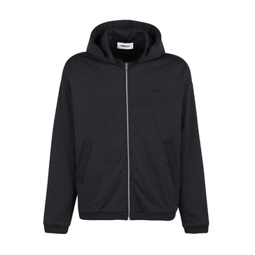 Ribbed Trims Zip Jacket with Pockets