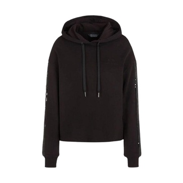 Black Sweatshirt Hooded AW23 Winter Style