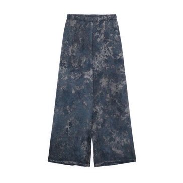 Grey Abstract Pattern Trousers