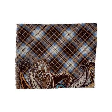 Plaid Wool Scarf
