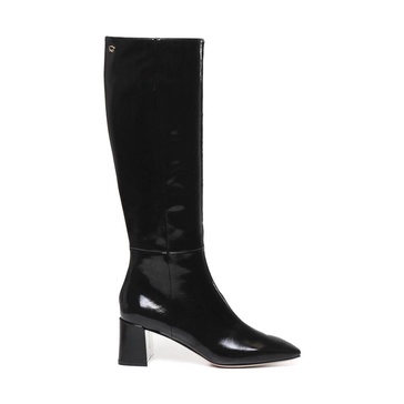 Nuit Black Heeled Boots