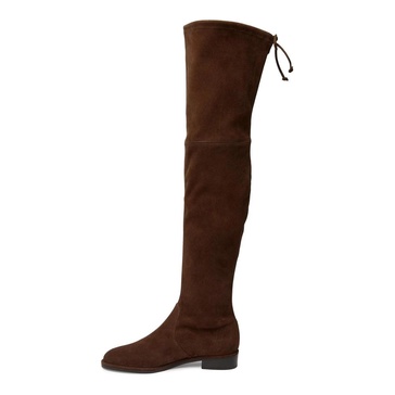 Sleek Tie-Back Over-Knee Boots