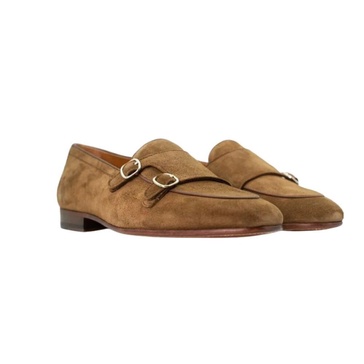 Double Buckle Leather Night Shoe