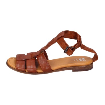 Vintage Leather Flat Sandals