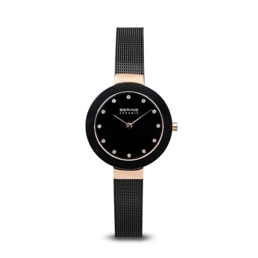 Ladies Watch Ceramic 29 mm Bracelet Milanaise 11429-166