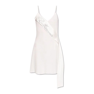 Dress with satin sash