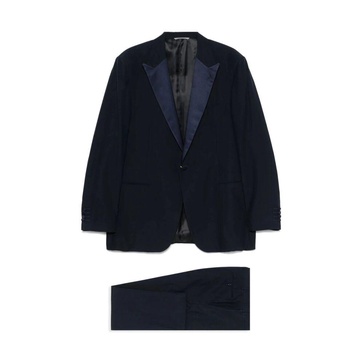 Navy Blue Single Breasted Suit