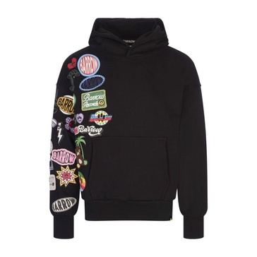 Black Patchwork Sweatshirt