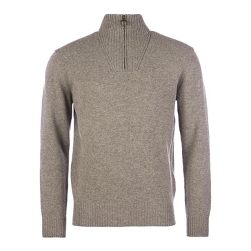 Essential Lambswool Half Zip Turtleneck