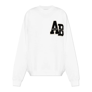 Sweatshirt with logo patch