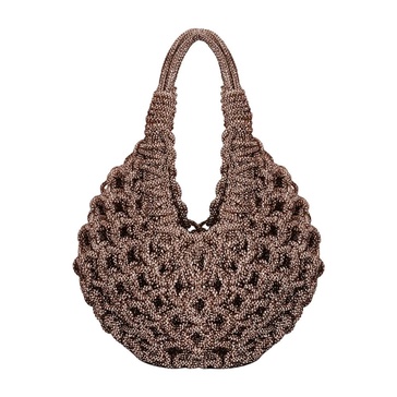 Handcrafted Diamond Hobo Bag