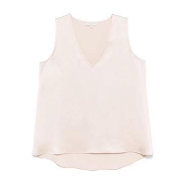 Pink V-Neck Sleeveless Top