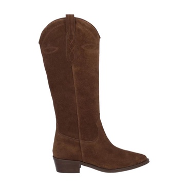 Brown Casual Suede Womens Boot