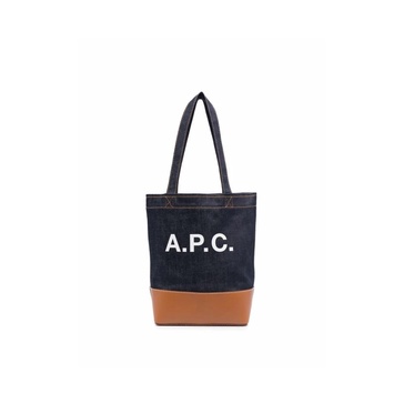 Logo Printed Tote Bag, Caramel Coffee