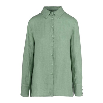 Linen Shirt with Collar