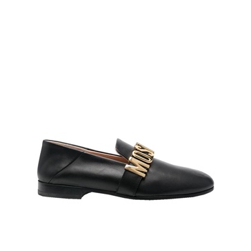 Metallic Letters Loafers