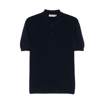Navy Blue Button-Up Sweater