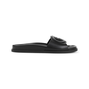 Black Leather Sandals