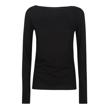 Cashmere Cotton Black T-shirts and Polos