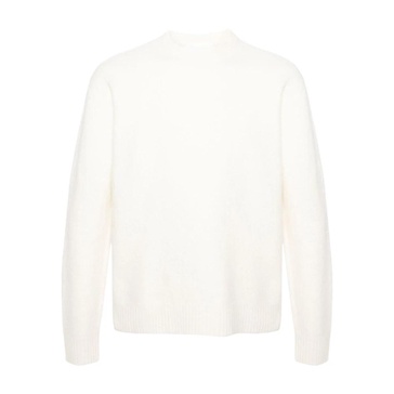 Merino Boiled Wool Crew-Neck Sweater