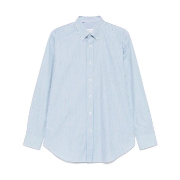 White Button-Up Shirt American Collar