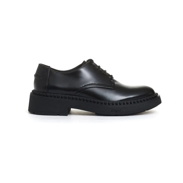 Smooth Leather Lace-up Shoes