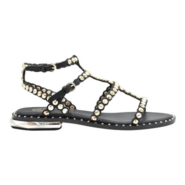 Black Flat Sandals