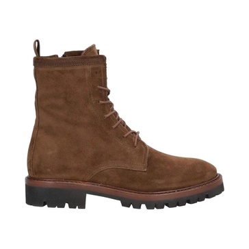 Brown Casual Suede Womens Booties
