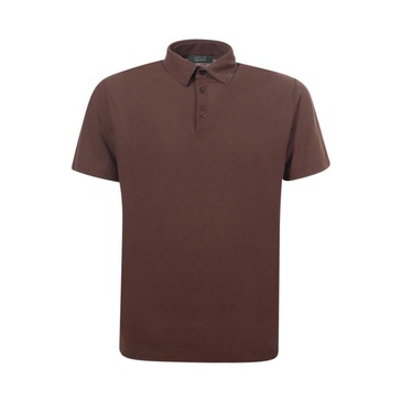 Dark Brown Polo Shirt Icecotton Slim Fit