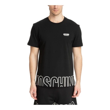 Patterned Undershirt with Logo Detail