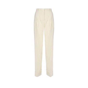Yellow Linen Blend Nathalie Trousers