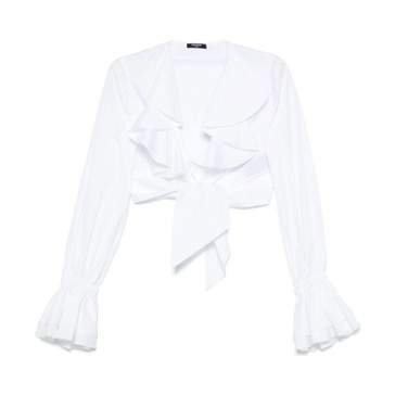 V-Neck Flared Cuffs Top