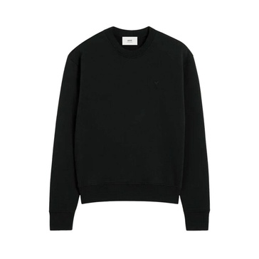 Black Heart Sweatshirt Loopback Cotton Fleece