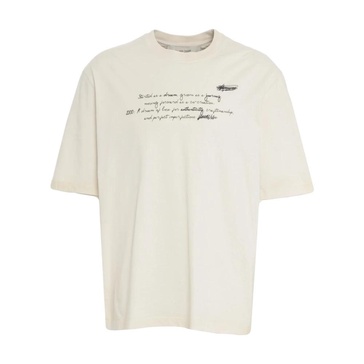 Ribbed Collar T-shirt with Logo