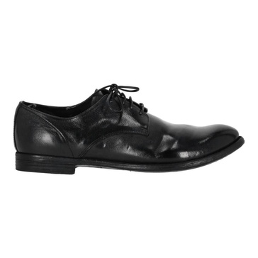 Black Flat Shoes Derby Arc