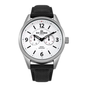Elegant Leather Strap Quartz Watch